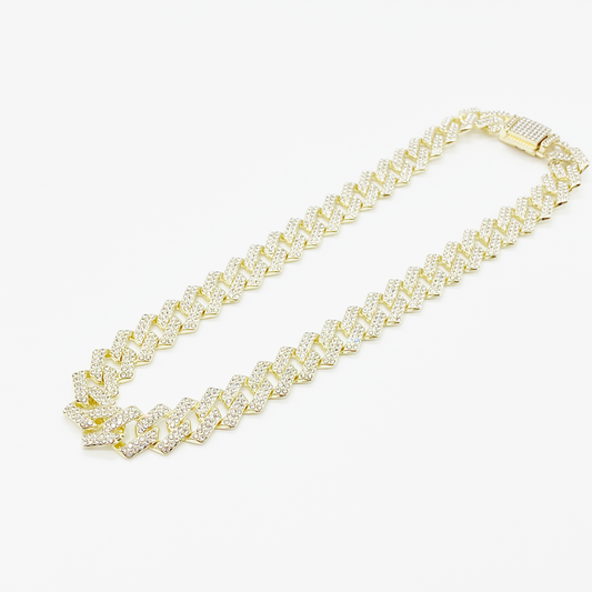 Luxe Wide Cuban Link Necklace "Gold"