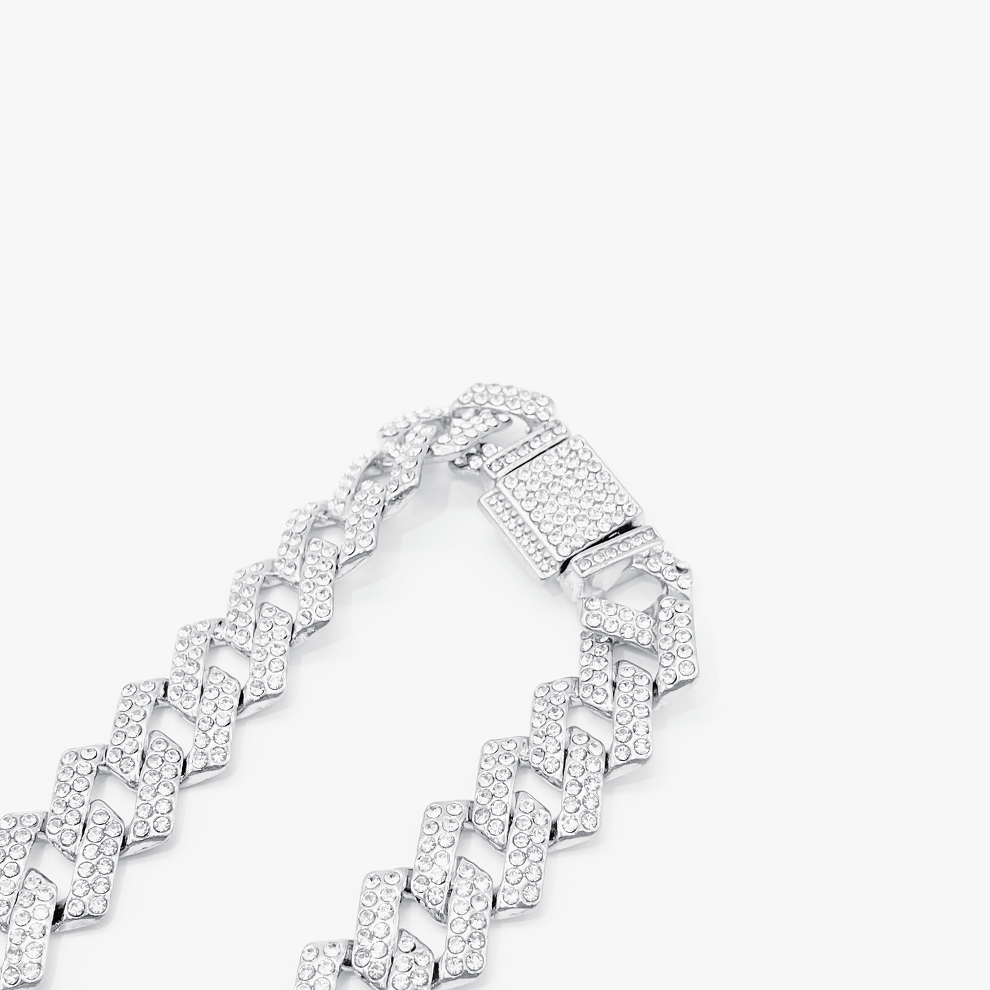 Luxe Wide Cuban Link Necklace "Silver"
